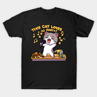 Sober Party Kat - Dark Variant T-Shirt